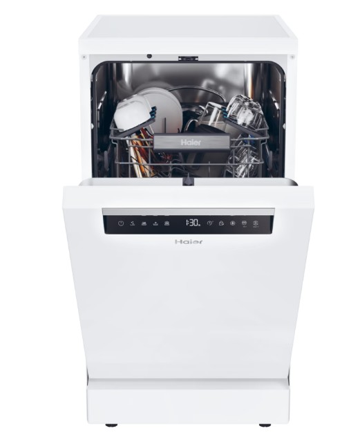 Haier XF0C3TB0FW mosogatógép, 10 teríték, Wifi, inverter motor, automatikus ajtónyitás, 44.8x60.5x84.6 cm