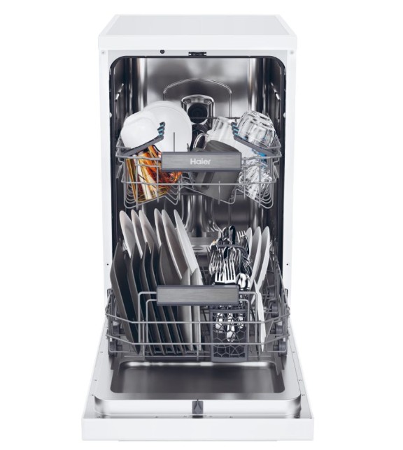 Haier XF0C3TB0FW mosogatógép, 10 teríték, Wifi, inverter motor, automatikus ajtónyitás, 44.8x60.5x84.6 cm