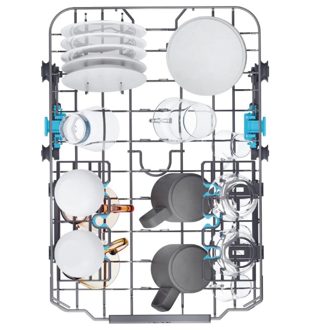 Haier XF0C3TB0FW mosogatógép, 10 teríték, Wifi, inverter motor, automatikus ajtónyitás, 44.8x60.5x84.6 cm