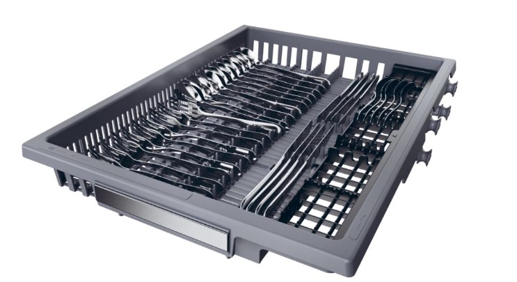 Haier XF1C3TB1FX mosogatógép, 11 teríték, Wifi, inverter motor, 3 kosár, automatikus ajtónyitás, 44.8x60.5x84.6 cm, inox