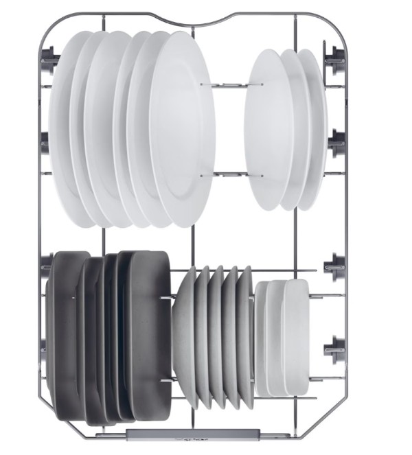 Haier XF1C3TB1FX mosogatógép, 11 teríték, Wifi, inverter motor, 3 kosár, automatikus ajtónyitás, 44.8x60.5x84.6 cm, inox