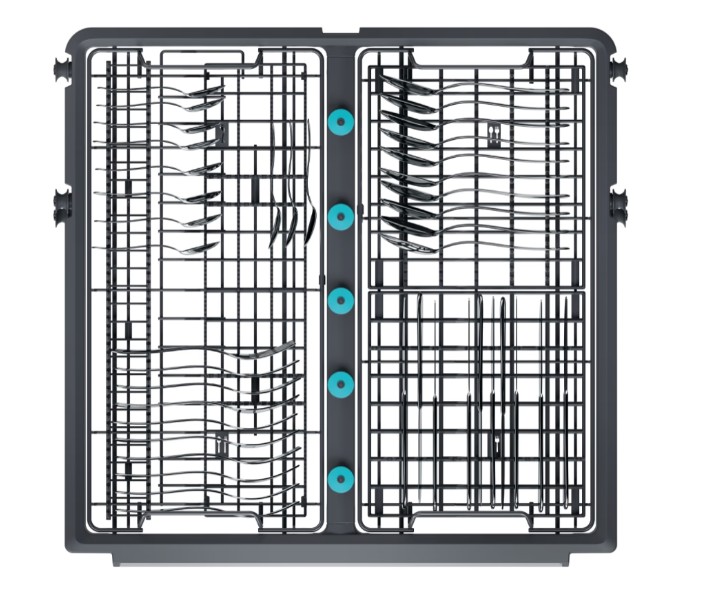 Haier XS 63A4M4B teljesen beépíthető mosogatógép 16 teríték, Wifi, 3 kosár, automatikus ajtónyitás, 59.7x55.5x81.8 cm