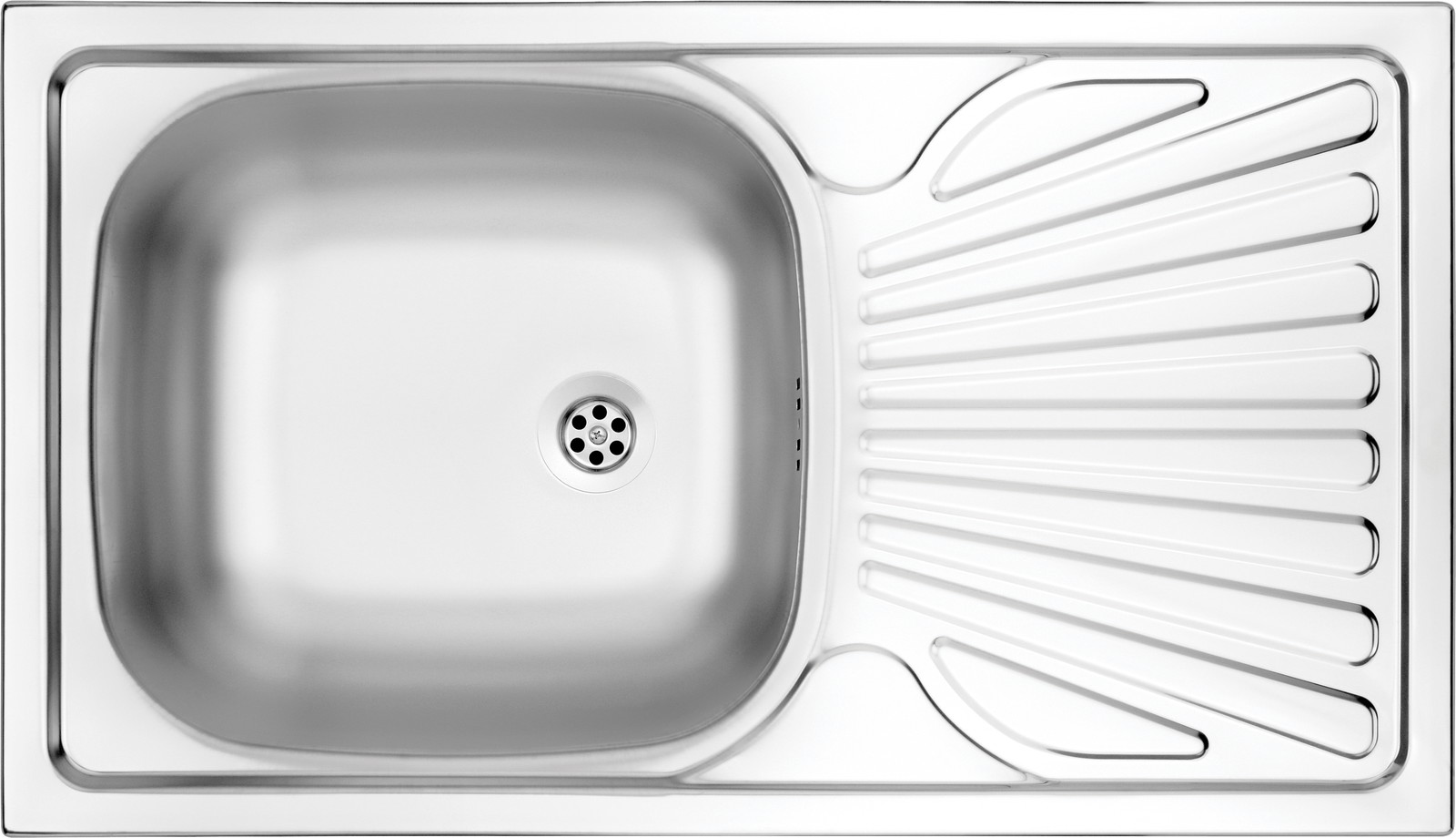 Deante ZMU 3110 1 medencés mosogatótálca csepegtetővel, 43.5x76x15 cm, 5907650845737, dekor szín 