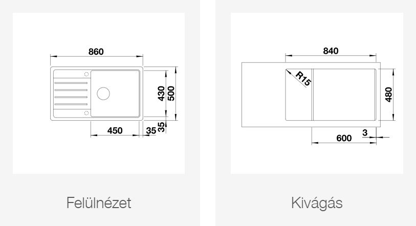 BLANCO LEGRA XL 6 S kerámia mosogatótálca, 86×50 cm, törtfehér szín, 527091 