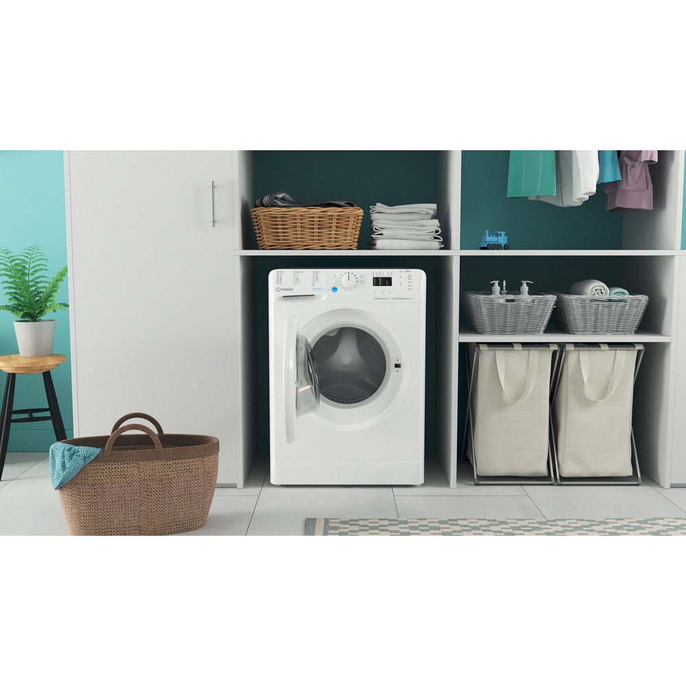 Indesit BWSA 61294 W EU N elöltöltős mosógép, 6 kg, inverter motor, 59.5x42.5x85 cm