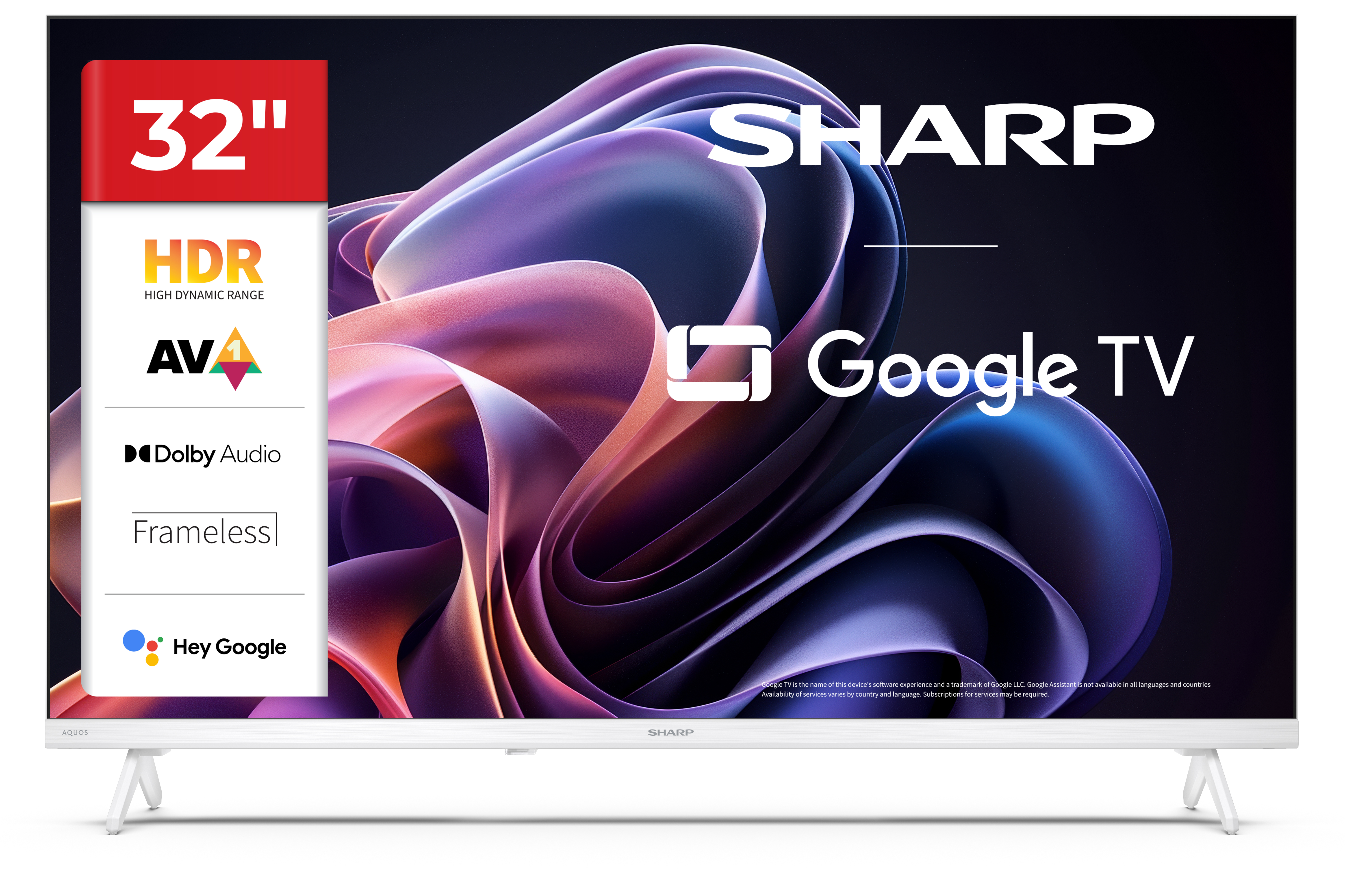 Sharp 32HF2265EW HD Ready Smart LED TV, 32", 81.28 cm 