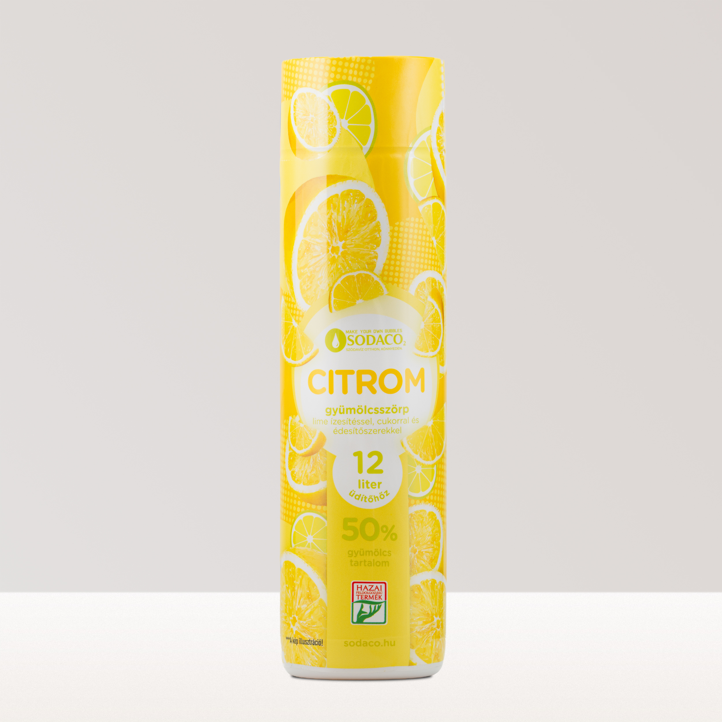 Sodaco citrom-lime gyümölcs ízű szörp, 500ml