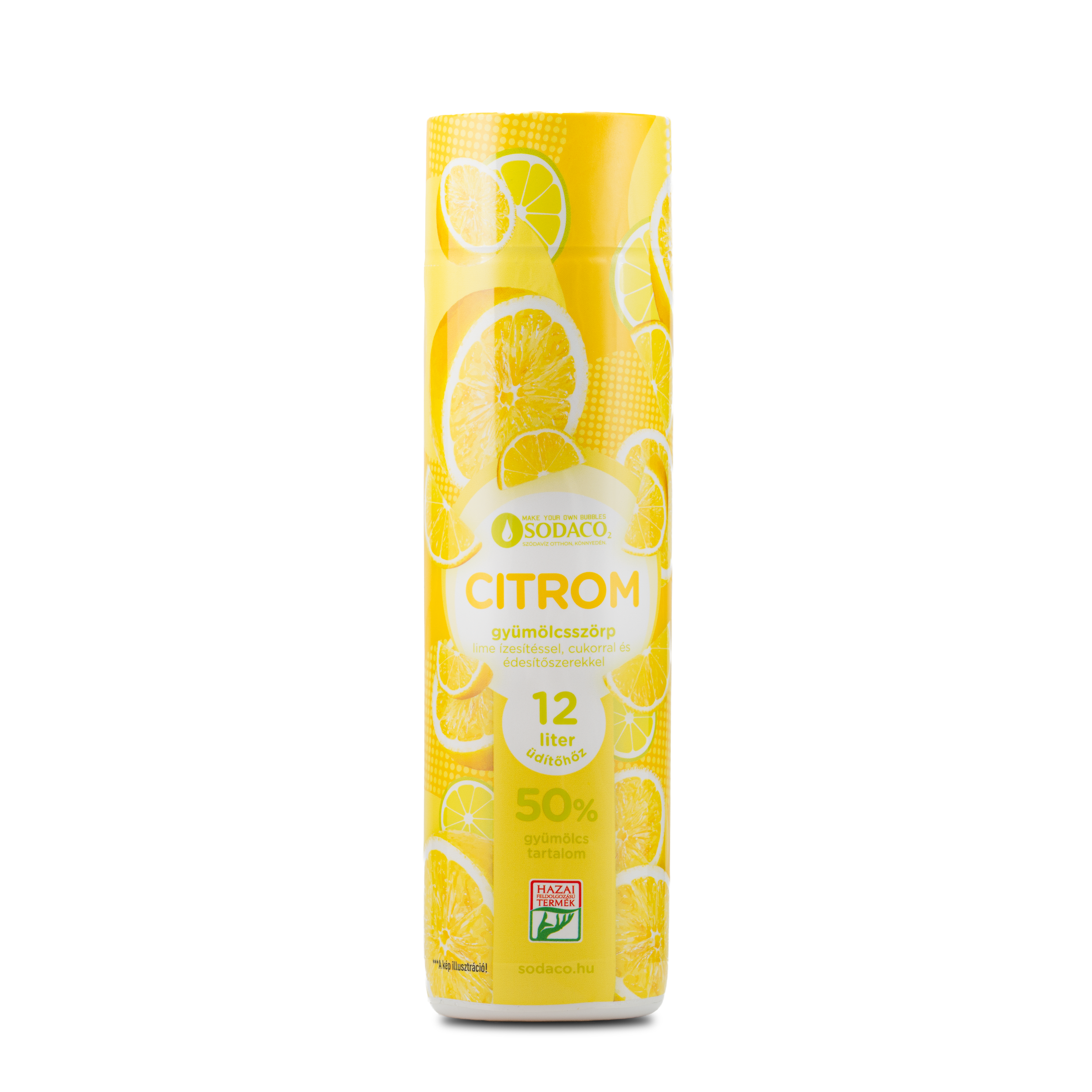 Sodaco citrom-lime gyümölcs ízű szörp, 500ml