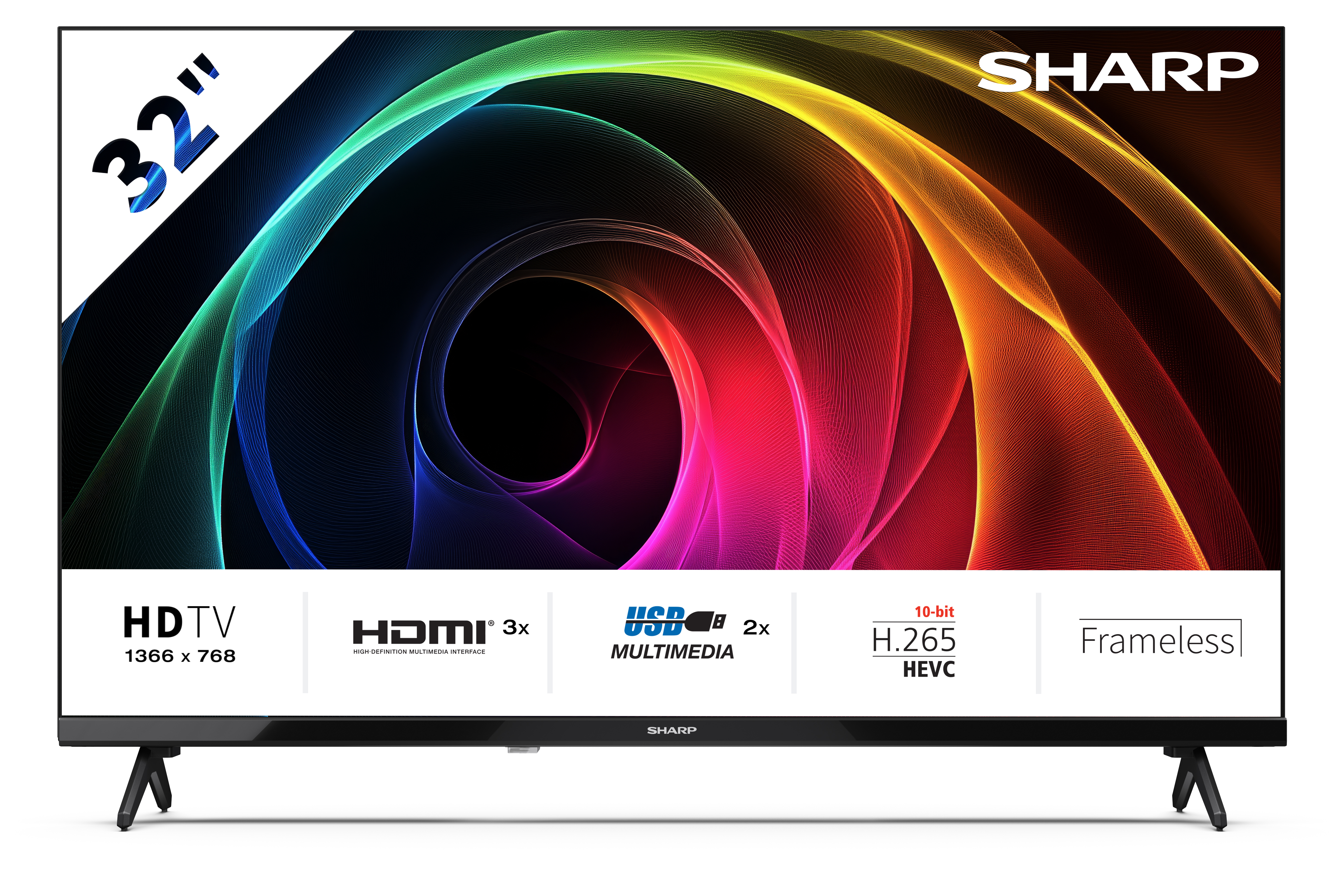 Sharp 32HA1205E HD Ready LED TV, 32", 80 cm 