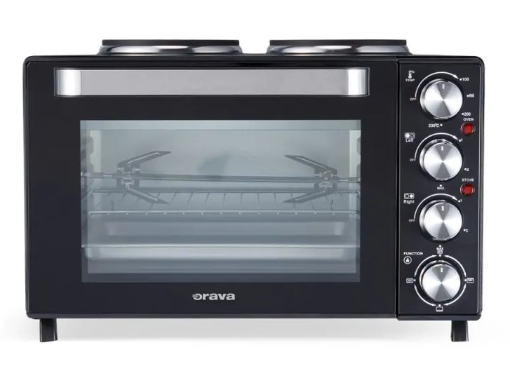 Orava ELEKTRAX48 48L mini sütő 2db főzőlappal