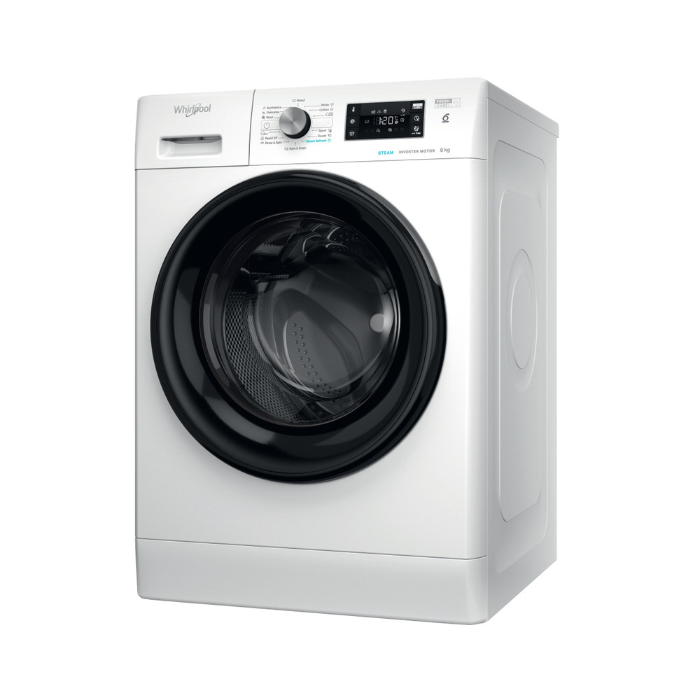 Whirlpool FFB 8458 BV EE elöltöltős mosógép, 8 kg, inverter motor, gőz, 59.5x63x84.5 cm