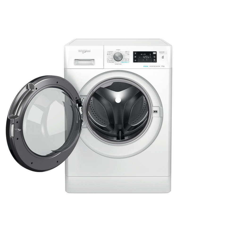 Whirlpool FFB 8458 BV EE elöltöltős mosógép, 8 kg, inverter motor, gőz, 59.5x63x84.5 cm