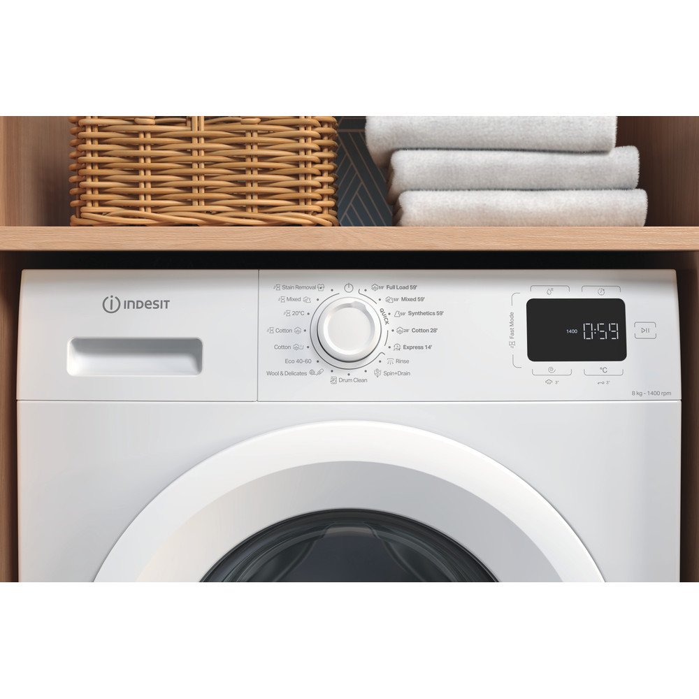 Indesit IM 864 MY TIME EE elöltöltős mosógép, 8 kg, 60x54.6x84.5 cm