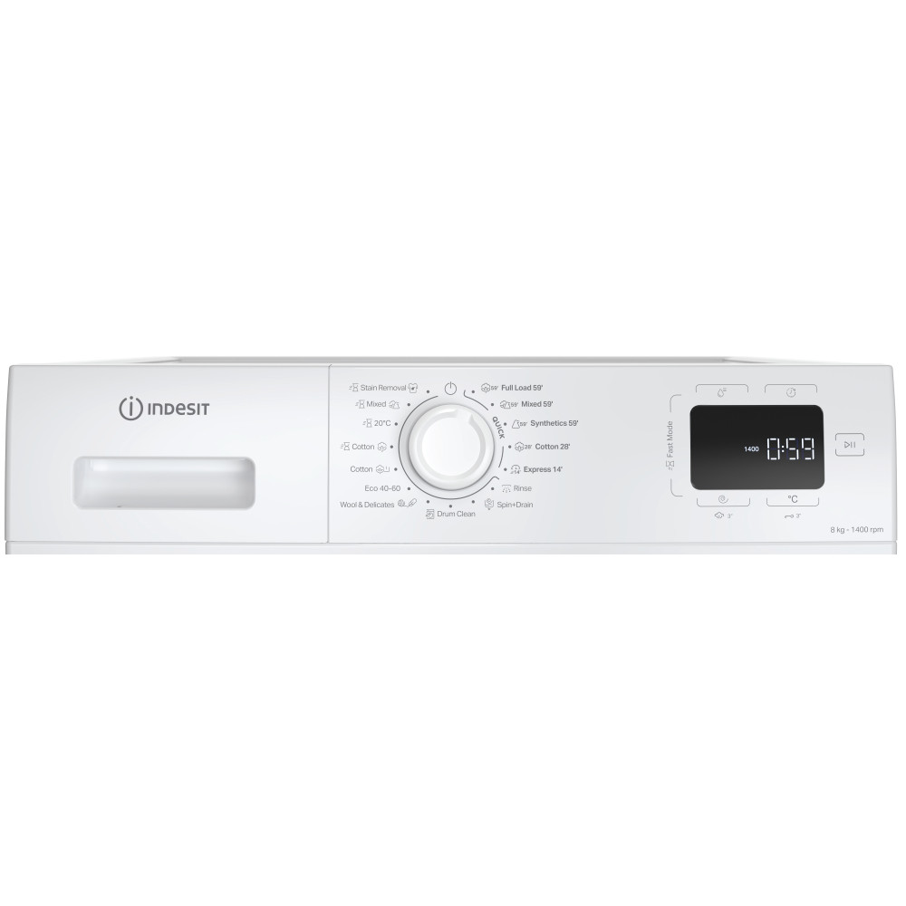 Indesit IM 864 MY TIME EE elöltöltős mosógép, 8 kg, 60x54.6x84.5 cm