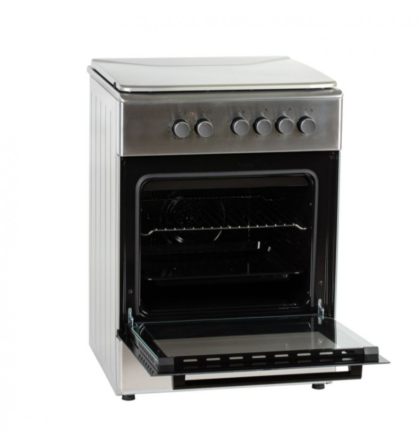 MPM MPM-66-KGM-11 kombinált tűzhely, 70L, 60x60x85 cm, inox szín 