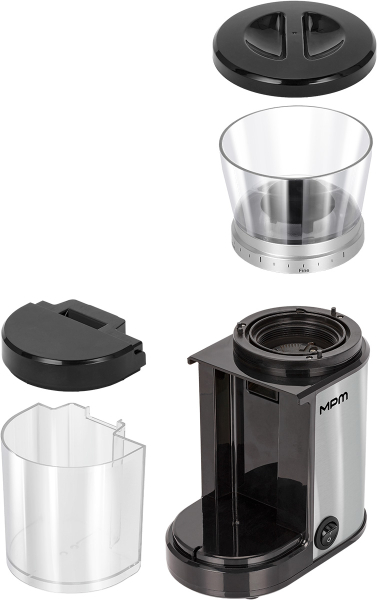 MPM MPM-MMK-09M kávédaráló, 1500W, inox szín 