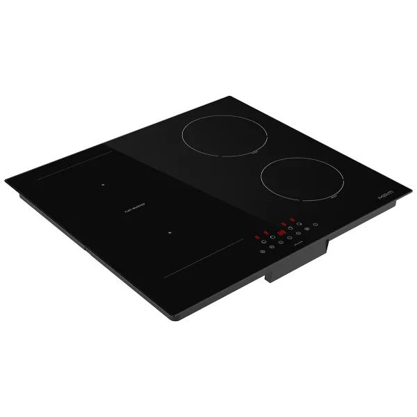 MPM MPM-60-IM-15 beépíthető indukciós kerámialap, 59x6.2x52 cm, fekete szín 