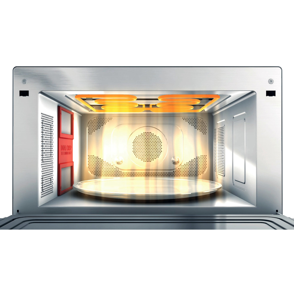 Whirlpool MWSC 9133 SX mikrohullámú sütő, 33L, 1000W, inox szín