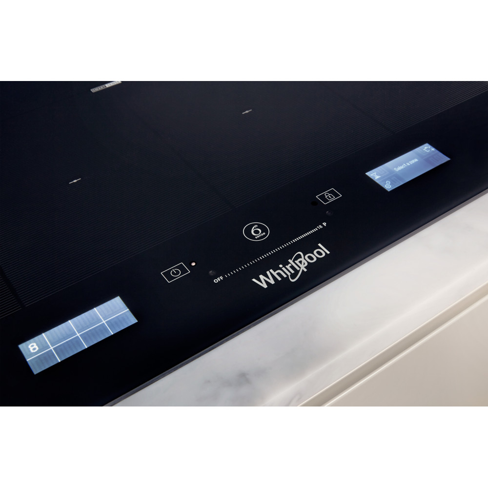 Whirlpool SMP 778 C/NE/IXL beépíthető indukciós kerámialap, 77x51x5.7 cm, fekete szín 