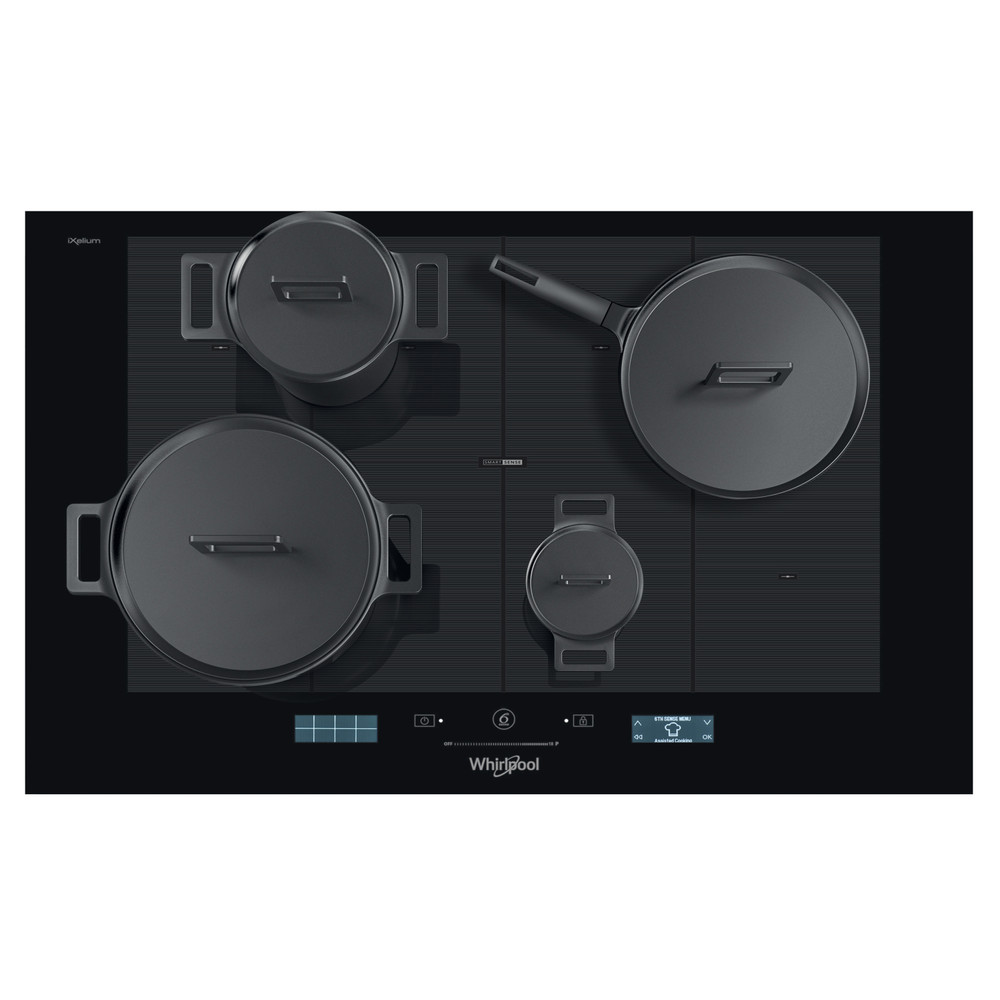 Whirlpool SMP 778 C/NE/IXL beépíthető indukciós kerámialap, 77x51x5.7 cm, fekete szín 
