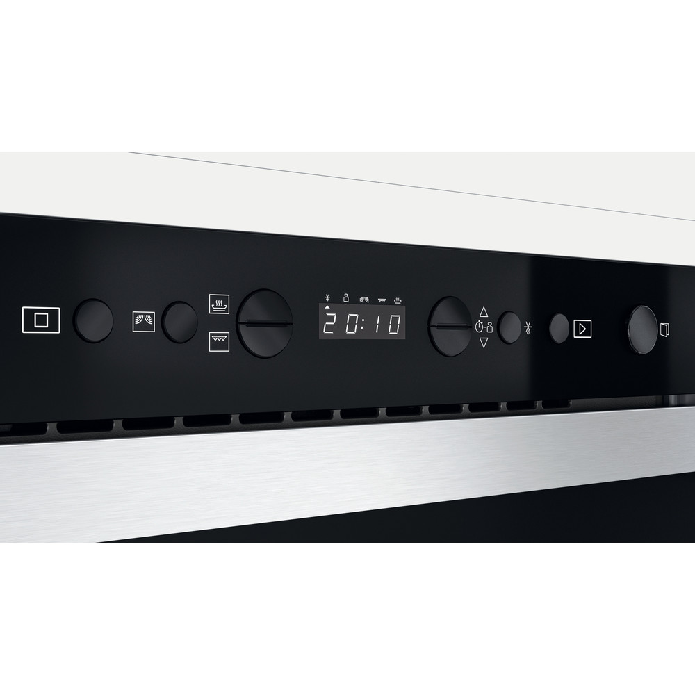 Whirlpool W9 MN840 IXL beépíthető mikrohullámú sütő, 750W, 22L, 59.5x32x38.2 cm, inox szín