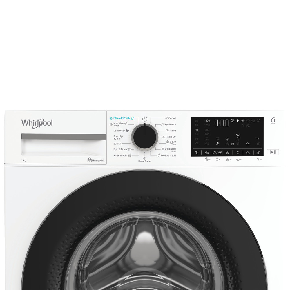 Whirlpool WAM 76WB EE elöltöltős mosógép, 7 kg, inverter motor, gőz, 60x49.6x84.5 cm