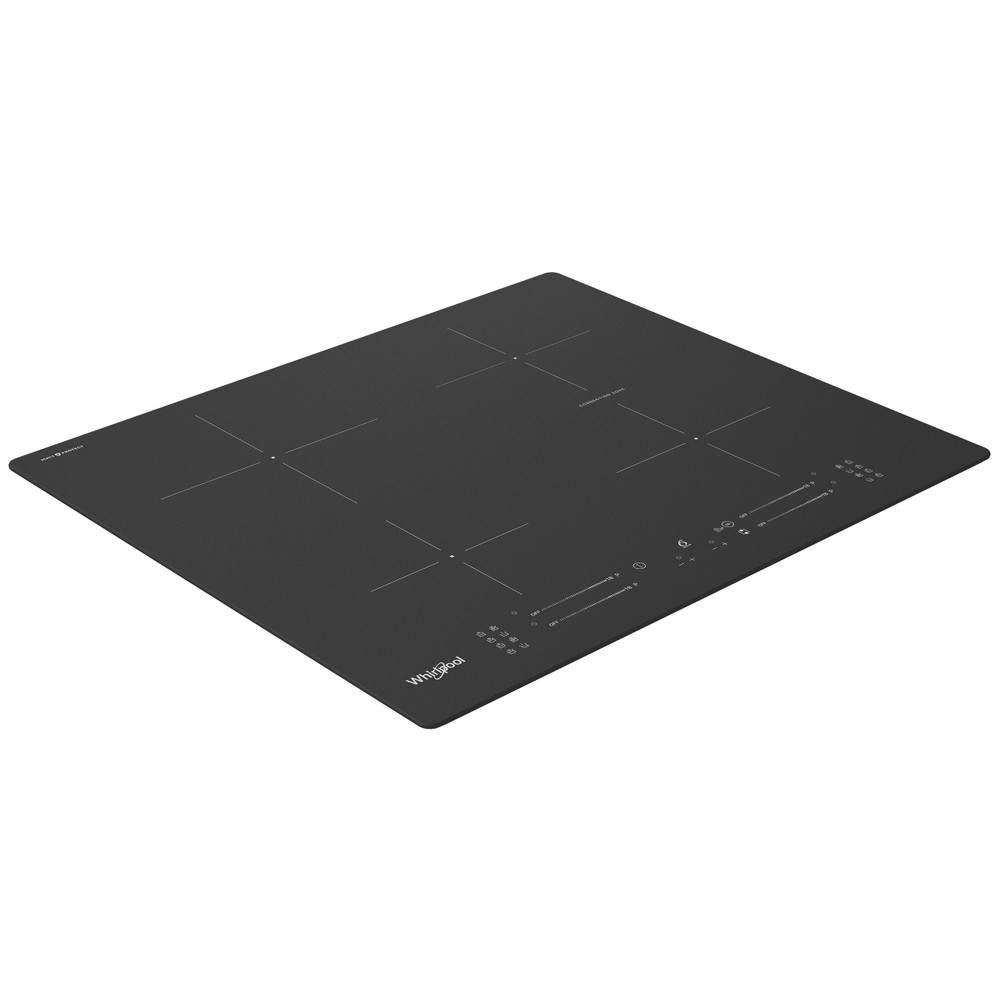 Whirlpool WB S2560 NE BM beépíthető indukciós kerámialap, 59x51x5 cm, fekete szín 
