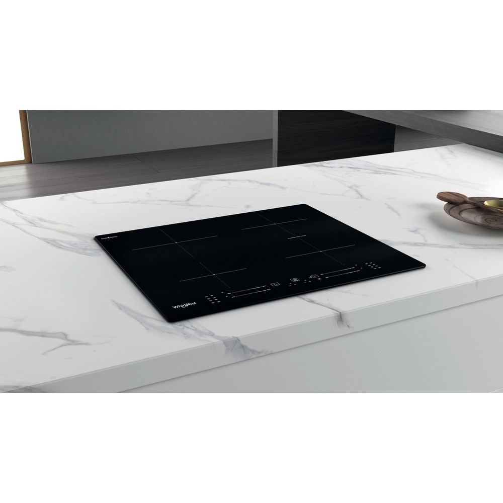 Whirlpool WB S4360 CPNE beépíthető indukciós kerámialap, 59x51x5.4 cm, fekete szín 