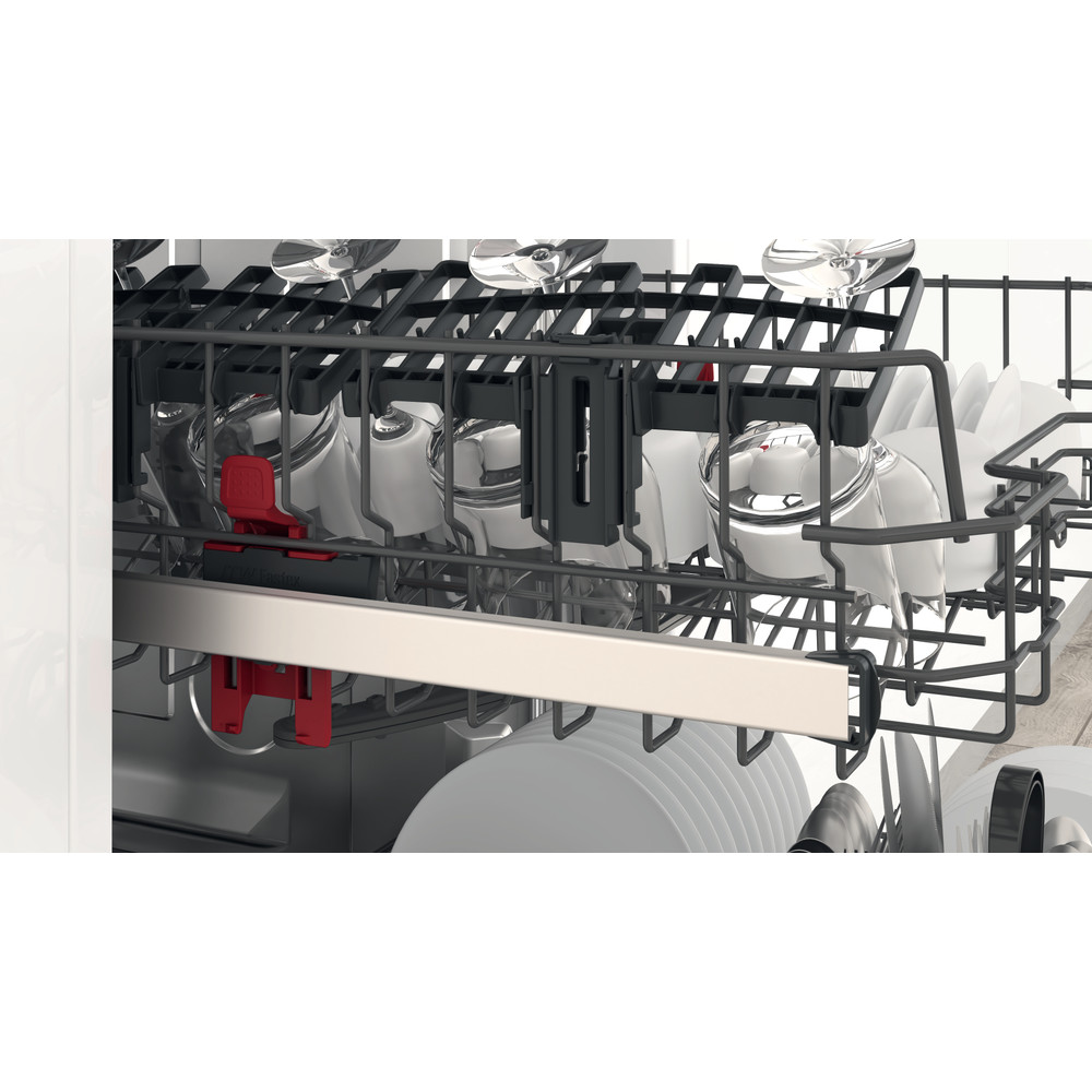 Whirlpool WH4IFB14BN6S teljesen beépíthető mosogatógép, 14 teríték, 3 kosár, 59.8x55.5x82 cm