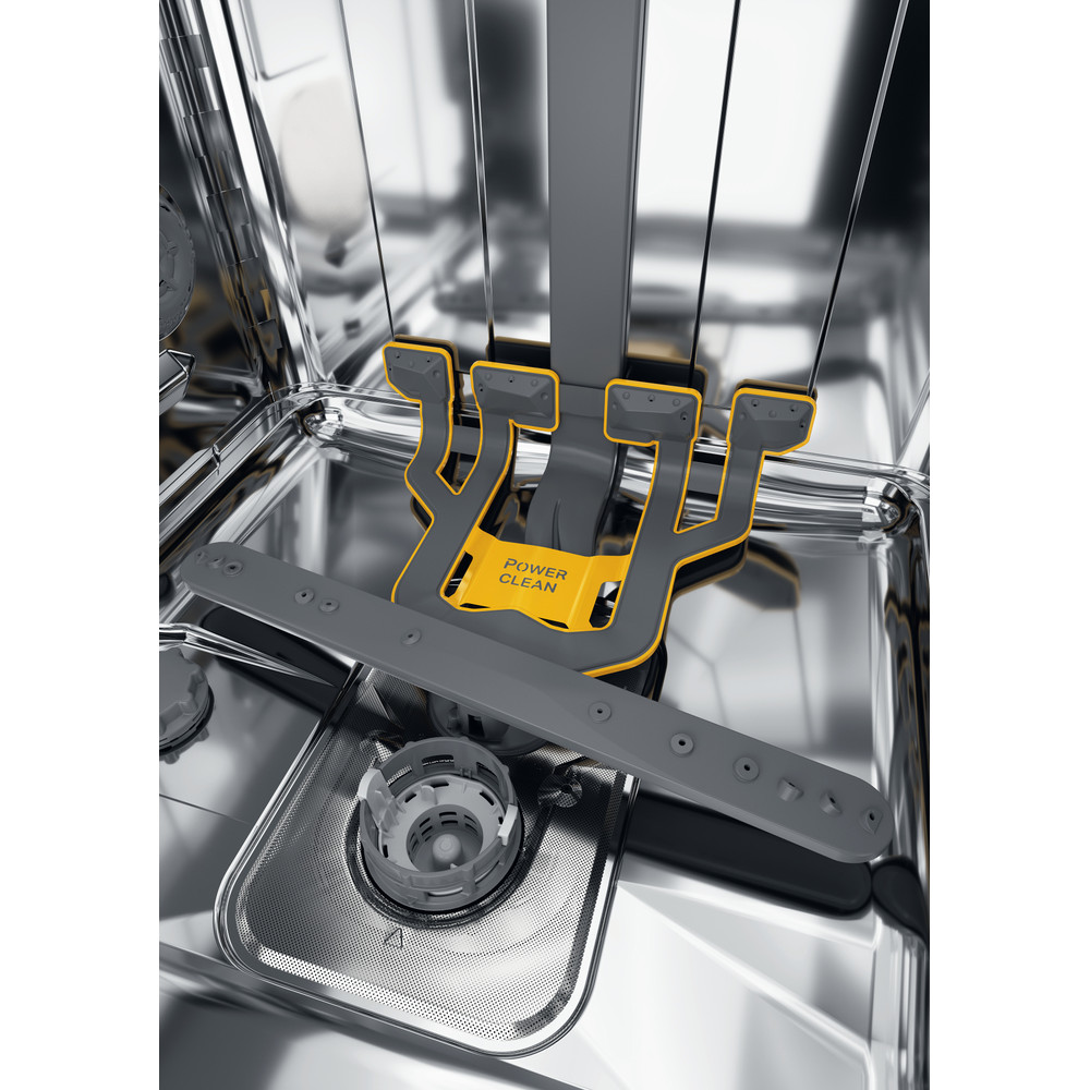 Whirlpool WH7IPC15BM60 teljesen beépíthető mosogatógép, 3 kosár, automatikus ajtónyitás, 15 teríték, 59.8x55.5x82 cm