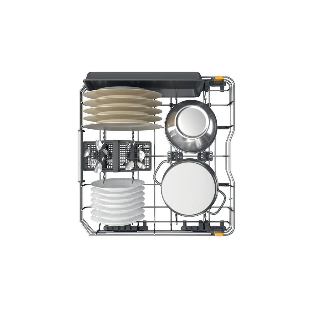 Whirlpool WH8IA15AM3TUS0 teljesen beépíthető mosogatógép, 3 kosár, automatikus ajtónyitás, 15 teríték, 59.8x55.5x82 cm