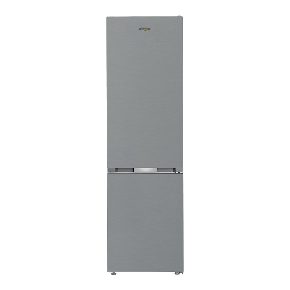 Whirlpool WHK 25404 XP8E Total No Frost alulfagyasztós kombinált hűtőszekrény, 249/106L, Zen Inverter kompresszor, 59.5x66.3x203.5 cm, új ezüst szín
