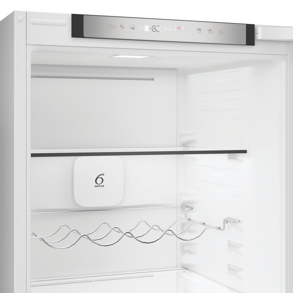 Whirlpool WHK2 5292 B4E Total No Frost beépíthető alulfagyasztós kombinált hűtőszekrény, 194/76L, Zen Inverter Kompresszor, 54x55x177.5 cm, cink fém szín 