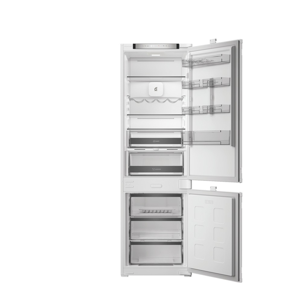 Whirlpool WHK2 5294 B7E1 Total No Frost beépíthető alulfagyasztós kombinált hűtőszekrény, Zen Inverter Kompresszor, 194/76L, 54x55x177.5 cm