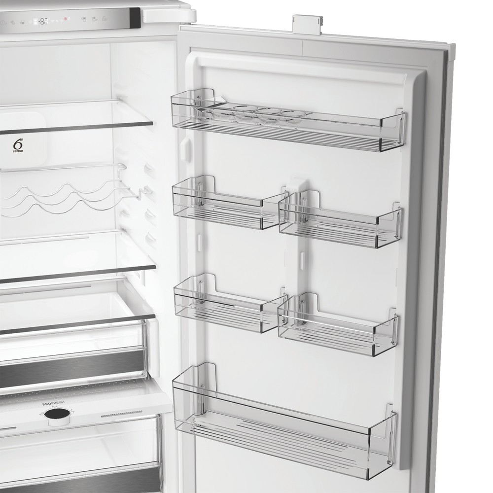Whirlpool WHK2 5294 B7E1 Total No Frost beépíthető alulfagyasztós kombinált hűtőszekrény, Zen Inverter Kompresszor, 194/76L, 54x55x177.5 cm