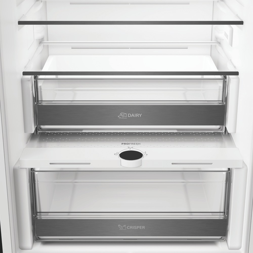 Whirlpool WHK2 5294 B7E1 Total No Frost beépíthető alulfagyasztós kombinált hűtőszekrény, Zen Inverter Kompresszor, 194/76L, 54x55x177.5 cm