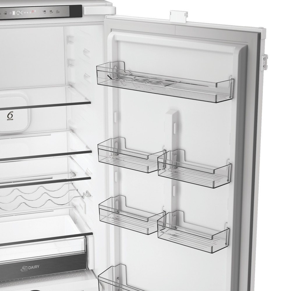 Whirlpool WHK2 5324 B6E Total No Frost beépíthető alulfagyasztós kombinált hűtőszekrény, 224/76L, Zen Inverter Kompresszor, 54x55x193.5 cm