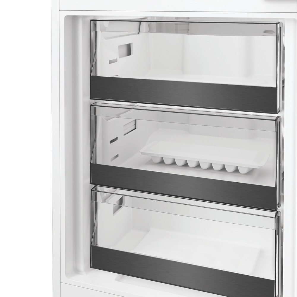 Whirlpool WHK2 5324 B6E Total No Frost beépíthető alulfagyasztós kombinált hűtőszekrény, 224/76L, Zen Inverter Kompresszor, 54x55x193.5 cm