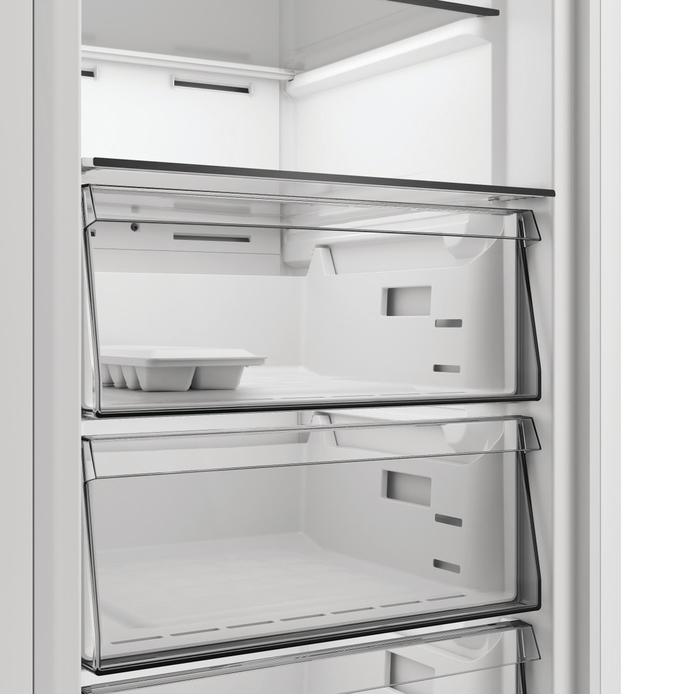 Whirlpool WHMFF 6312 XP4 fagyasztószekrény, 286L, 59.7x70.9x186.5 cm, ezüst szín 