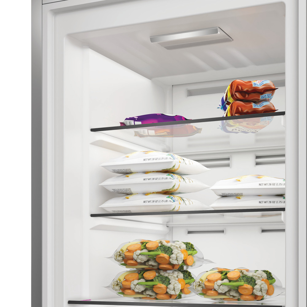 Whirlpool WHMFF 6312 XP4 fagyasztószekrény, 286L, 59.7x70.9x186.5 cm, ezüst szín 