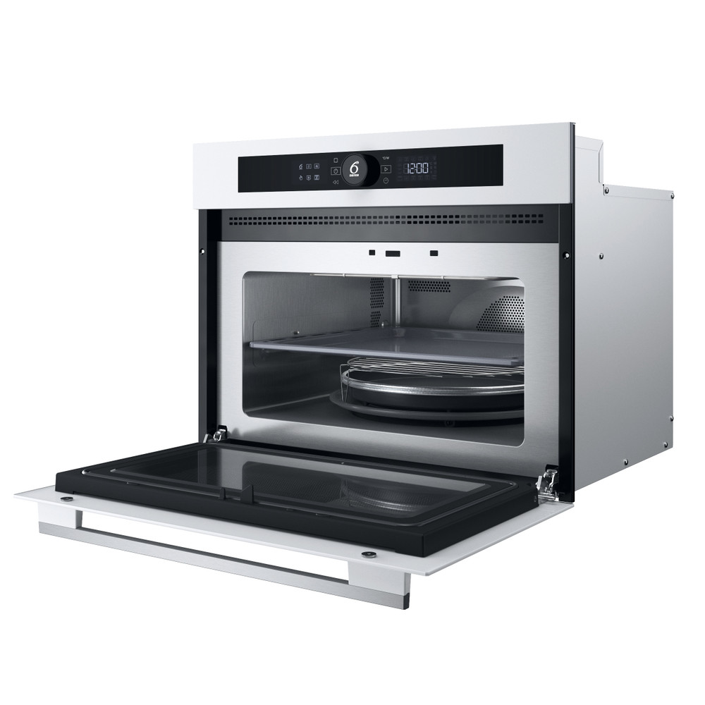 Whirlpool WMW57DHMW beépíthető mikrohullámú sütő, 40L, 900W, 59.5x56x45.5 cm, fehér szín 