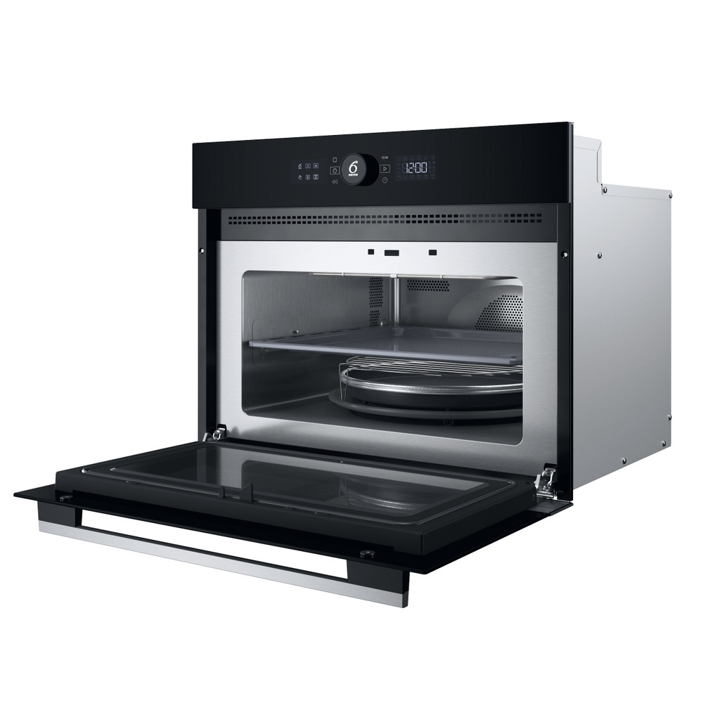 Whirlpool WMW57DHMX beépíthető mikrohullámú sütő, 40L, 900W, 59.5x56x45.5 cm, inox szín