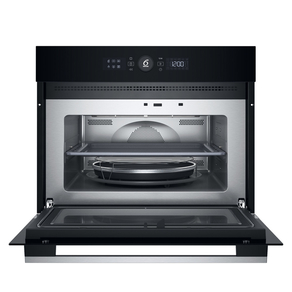 Whirlpool WMW57DHMX beépíthető mikrohullámú sütő, 40L, 900W, 59.5x56x45.5 cm, inox szín
