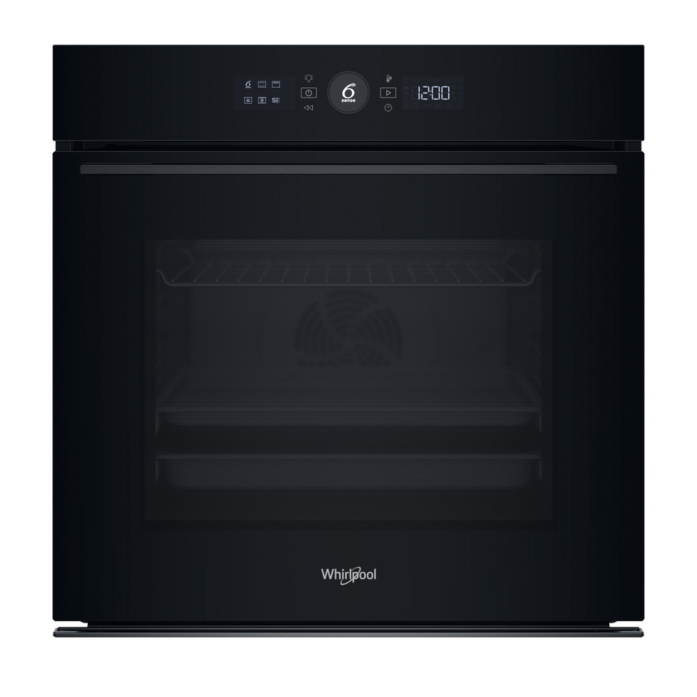 Whirlpool WOI5S8HM2SBA beépíthető sütő, 73L, 6. Érzék technológia előre beállított receptek, 59.5x56.4x59.7 cm, fekete szín 