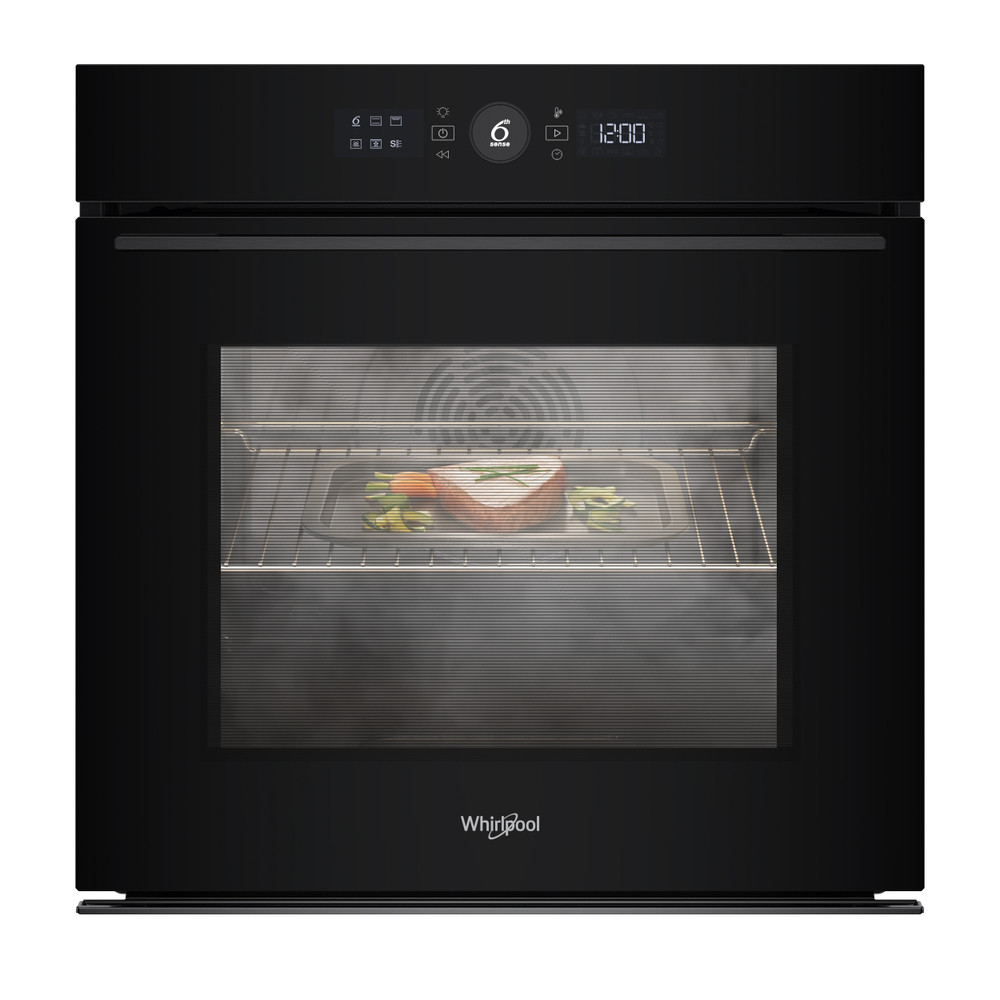 Whirlpool WOI5S8HM2SBA beépíthető sütő, 73L, 6. Érzék technológia előre beállított receptek, 59.5x56.4x59.7 cm, fekete szín 