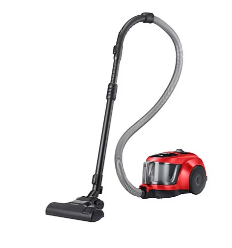 Samsung VCC45T0S3R/BOL porzsák nélküli porszívó, 850W, piros szín 