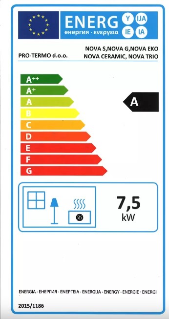 Warnex Nova G csempés kandalló bézs színű, 7,5kW