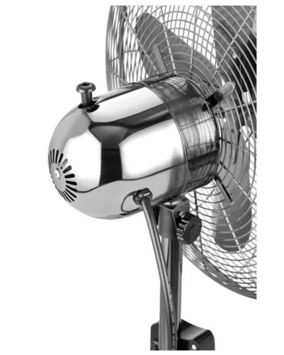 MPM-MWP-13M 45 cm fémházas álló ventillátor,fémpropellerrel,50W,távvezérlő,fekete