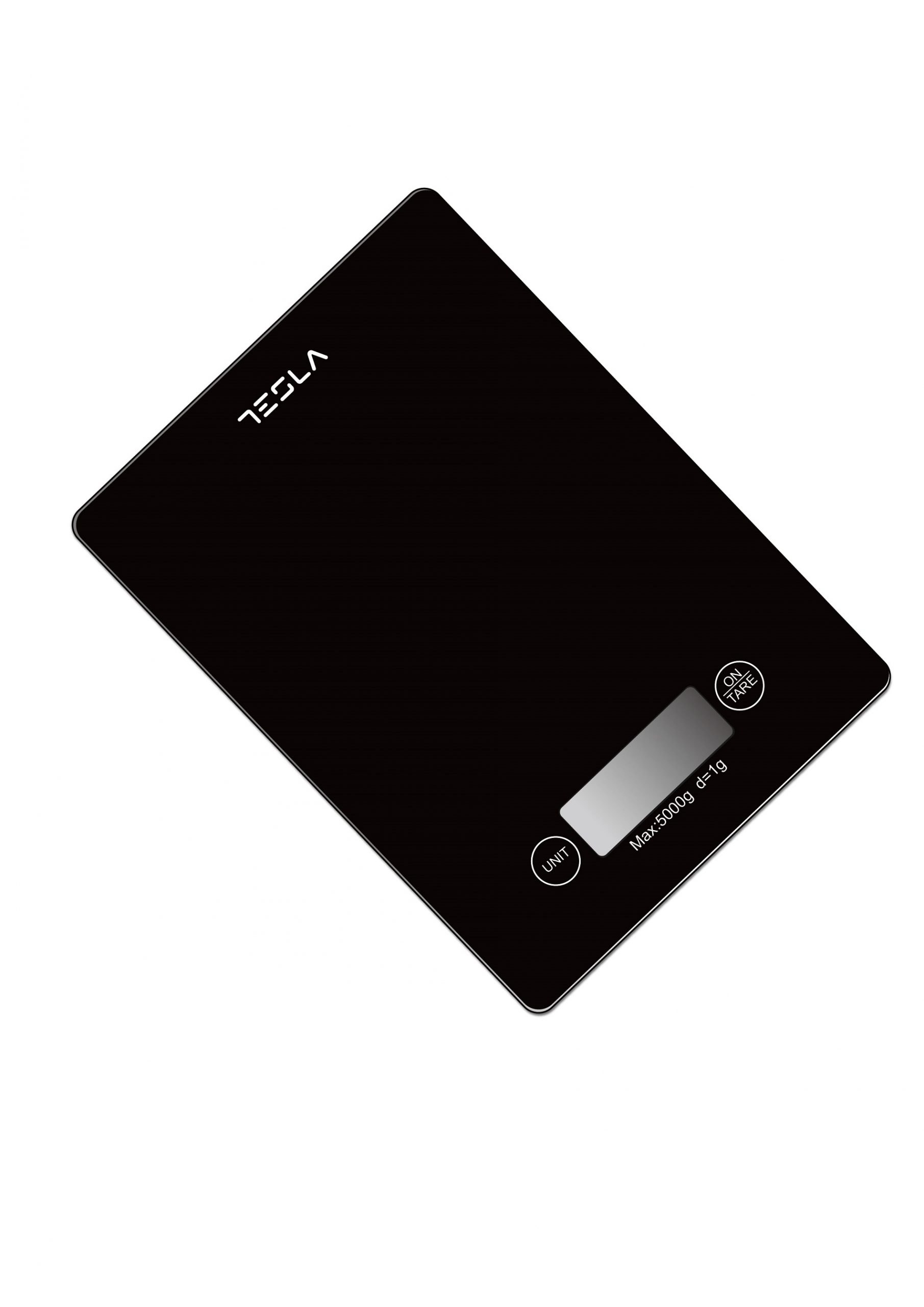 Tesla KS201B digitális konyhai mérleg,5 kg méréshatárral,fekete