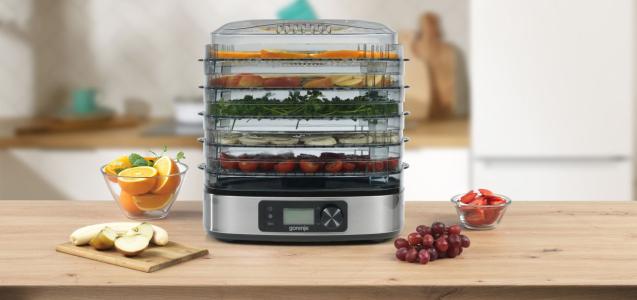 Gorenje FDK500DE gyümölcsaszaló,5 tálcás
